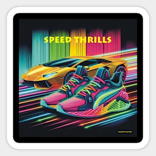 Speed Thrills . Sticker